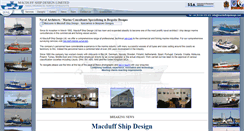 Desktop Screenshot of macduffshipdesign.com